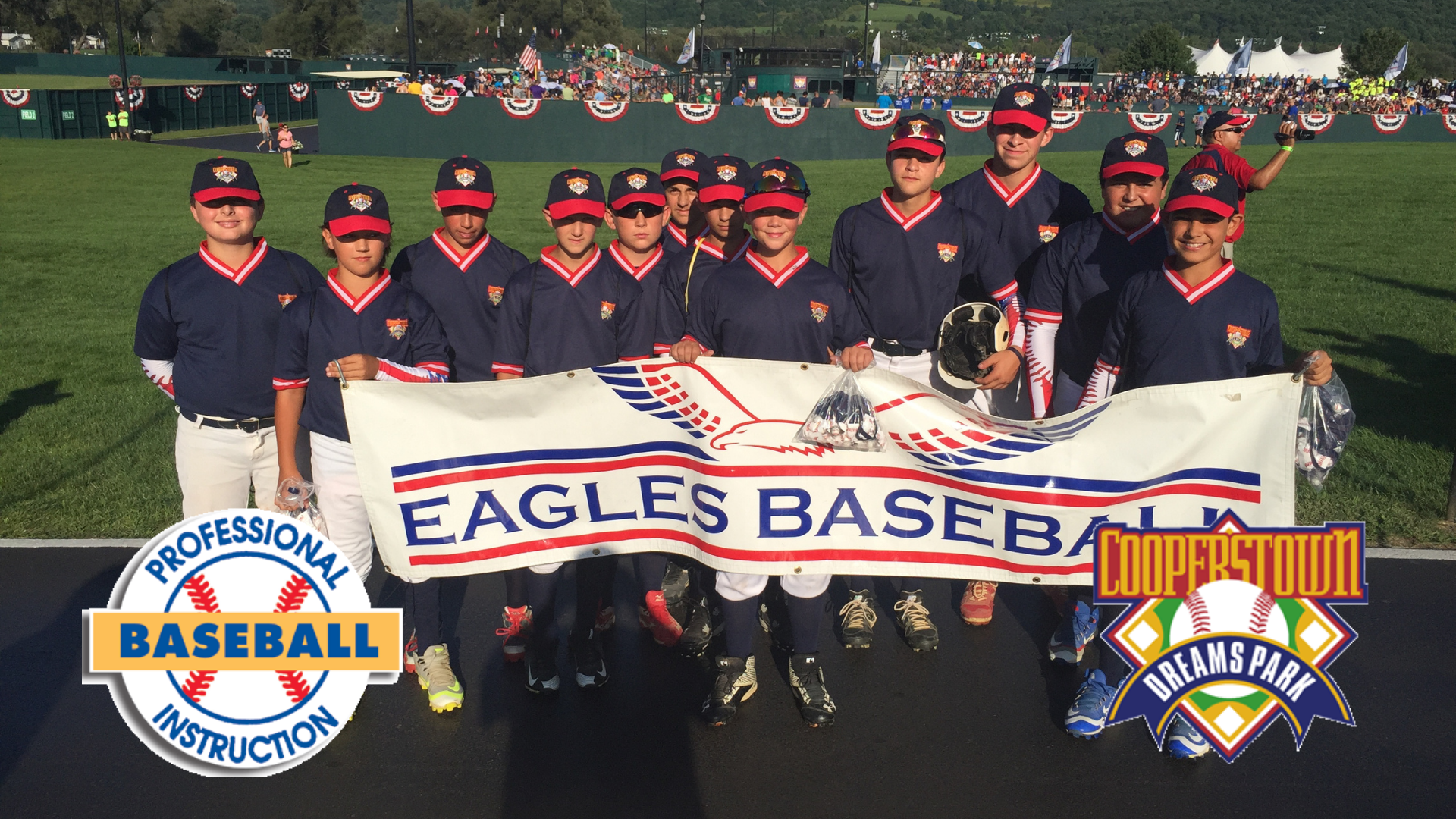 12U Eagles playing at Cooperstown Dreams Park – Professional Baseball  Instruction